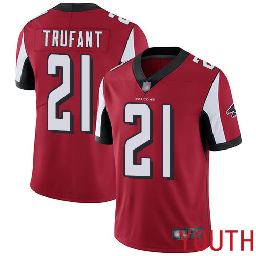 Atlanta Falcons Limited Red Youth Desmond Trufant Home Jersey NFL Football #21 Vapor Untouchable->youth nfl jersey->Youth Jersey